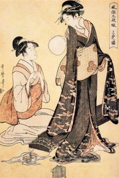  ukiyo - Der Joyshiwara Spatz Kitagawa Utamaro Ukiyo e Bijin ga